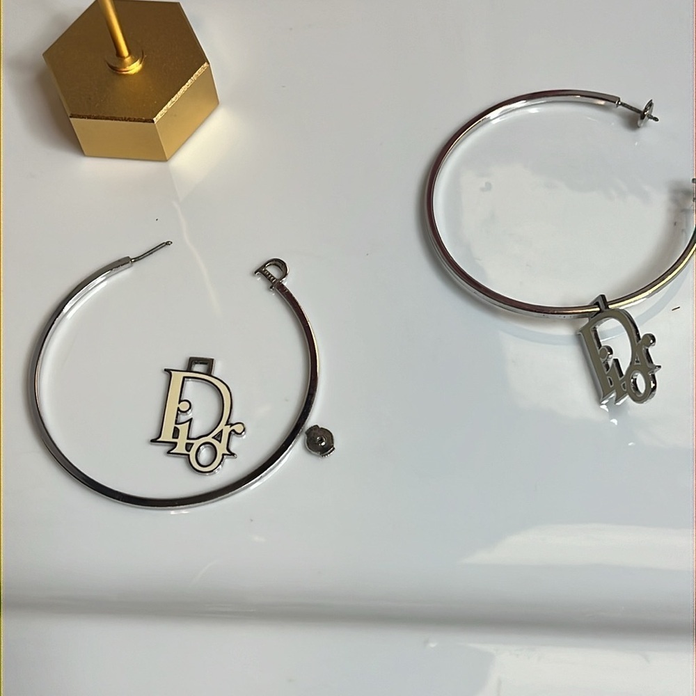 DIOR HOOPS VINTAGE - Picture 10 of 12